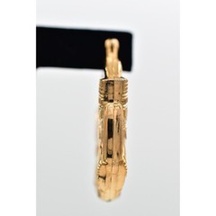 Luxor Vintage Earrings Gold Pharaoh Egyptian Chunky Dangle NOS 1990s A22