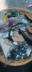 Vintage Costume Jewelry Lot Approx 100 Pieces Earring Necklaces