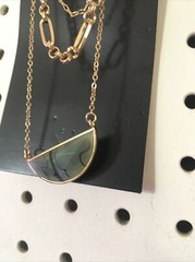 Hildie & Oasis Labradorite Multiple Lengths Charm Necklace Pendant New