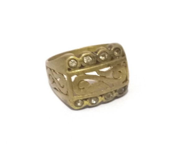 VINTAGE ANCIENT BRONZE OLD RING STYLE ROMAN VERY RARE LEGIONARY ARTIFACT AMAZING