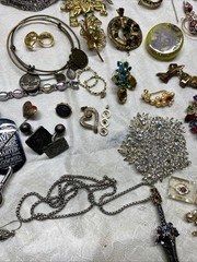Lot Of Antique/Costume Jewelry