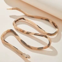 vintage snake choker necklace