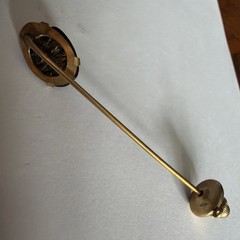 Antique Victorian Egyptian Revival Scarab Jewel Beetle Stick Pin circa 19th Cent