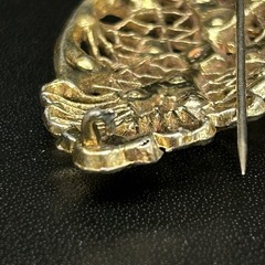 Lot Of 5 Vintage Brooches, Four With Missing Rhinestones & One With Broken Clasp