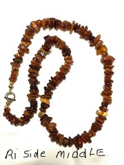 Lot If (8) Amber Necklaces, Nuggets, Some Clasps, Some Graduated