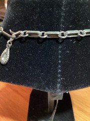 Lisner Vintage Necklace Signed Choker Leaf Silver Tone Adjustable Jewelry