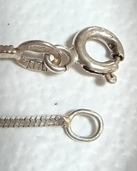 Vintage 20″ Italy 925 Square Snake Box Chain 5.1 grams Sterling Silver VTG