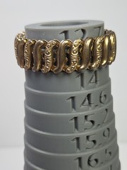 Vintage Gold Filled Sterling Pitman & Keeler American Queen Sweet Heart Bracelet