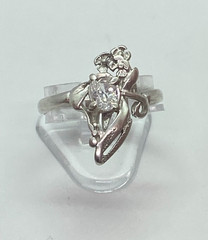 Vintage rings made of 925 silver, Size 8 . Weight 2.46 g. Jewelry from Ukraine