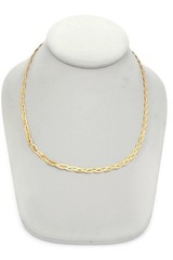 Vintage Gold Filled Braided Necklace 17.75″