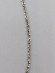 Speidel Vintage Sterling Silver 1.5 mm Cable Link Chain 925 Necklace – 17.75″