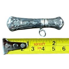 Vintage REO Sterling Needle Case Chatelaine Pendant BB07