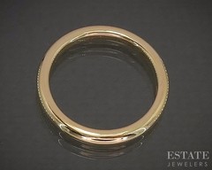 Antique 18k Yellow Gold 2.6mm Smooth Ladies Wedding Band 4.7g p27059