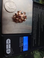 Pendant Variety Of Stones Handmade From BRASIL RED 14.KT