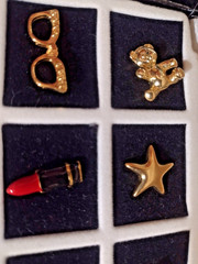 Vintage Pin Back Set Harve Benard by Benard Holtzman set of 12