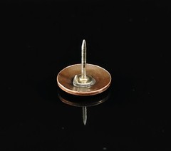 Vintage Solid Copper Lot Including 7″ Cuban Link Bracelet, Spoon Ring & Tie Tack
