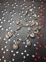 Vintage 18 Inch Heavy Brighton Heart Necklace