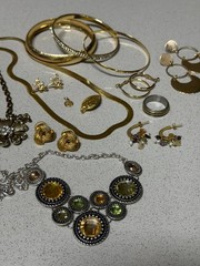 Vintage Silver and Gold Toned Mix of Jewelry