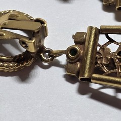 Vintage Possible Schreiner Juliana D&E Clip On Earrings Moroccan Matrix VGC