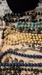 15 Vintage Retro MCM Beaded Necklace Various Colors