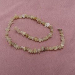 Moonstone Gemstones White Chip Beads 16 inch Nuggets Strand JTV 616c