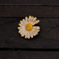Vintage Women Flower Leave Enamel Brooch Pin Plant Badges Accessories Corsage