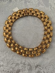 Rare Ciner MMA Museum Of Modern Art Necklace Collar Link Panther *455