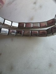Y2K Italian Charm Bracelet DOUBLE ROW 9mm D’LinQ, Uberry, B’linQ, DISNEY