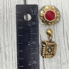 Vintage Casual Corner clip On earrings Lucite