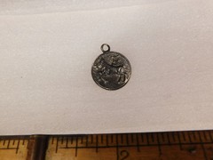 Vintage 1974 Sterling Silver Taurus Zodiac Charm and or Pendant