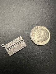 Vtg STERLING SILVER “CHARGE IT” CREDIT CARD CHARM 925