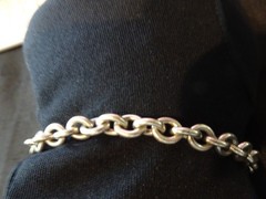 #714 VINTAGE STERLING SILVER MEXICO BRACELET-925–NICE