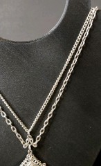 VintagePendant Necklace by Celebrity 30” long Boho Gothic Hippie Biker Costume