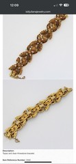 Documented Juliana D&E Book Pieces Topaz Rhinestone Parure Necklace Bracelet Set