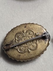 Vintage Italy Micro Mosiac Pins & Pill Box