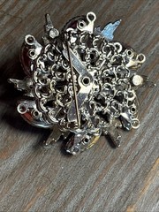 Lot Of Three Vintage Mid-Century Brooches.