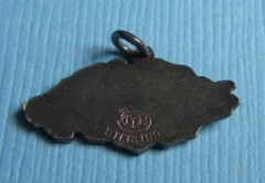 Vintage TLM enamel Nassau Bahamas sterling charm