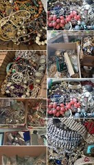 Vintage|Designer|Estate “UNSORTED” Jewelry: 6lbs-8lbs+ Crown! •All Wear •Tangled