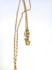 Vintage J Crew Gold Tone Fun Giraffe Pendant 26 In Necklace Endangered Species