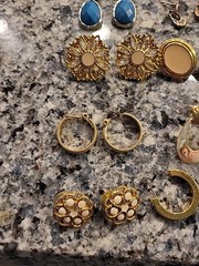 Vintage to Now Post Back Earrings Lot of 8 Pairs Multicolor Fashion Pierced Ear