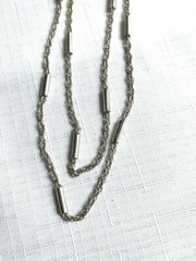 Vintage Silver Tone Sarah Coventry Necklace 36 Inches – As Pictured -VM146