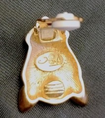 Stunning VTG 1980’s “Jackie Collins” Gold Tone Panther Clip-On Earrings