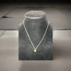 Silver Tone 1970-80s VINTAGE AVON COSTUME CITRINE NECKLACE 20”inches Preowned