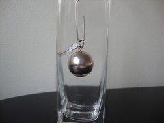 VINTAGE 1970-80s 3D CHIME BALL STERLING SILVER 925 PENDANT