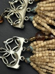 Three Vintage Art Glass Fashion Necklaces From Estate