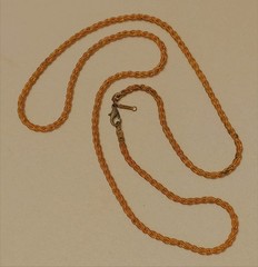 Vintage – D’ORLAN – Gold Tone – Rope Necklace – 4 mm Dia x 32 in Long