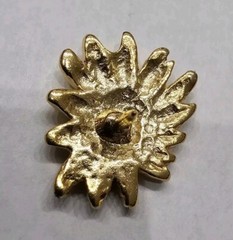 Vtg Gold Tone SunFlower Pin Floral Nature Design Garden Spring Htf Farm Beauty