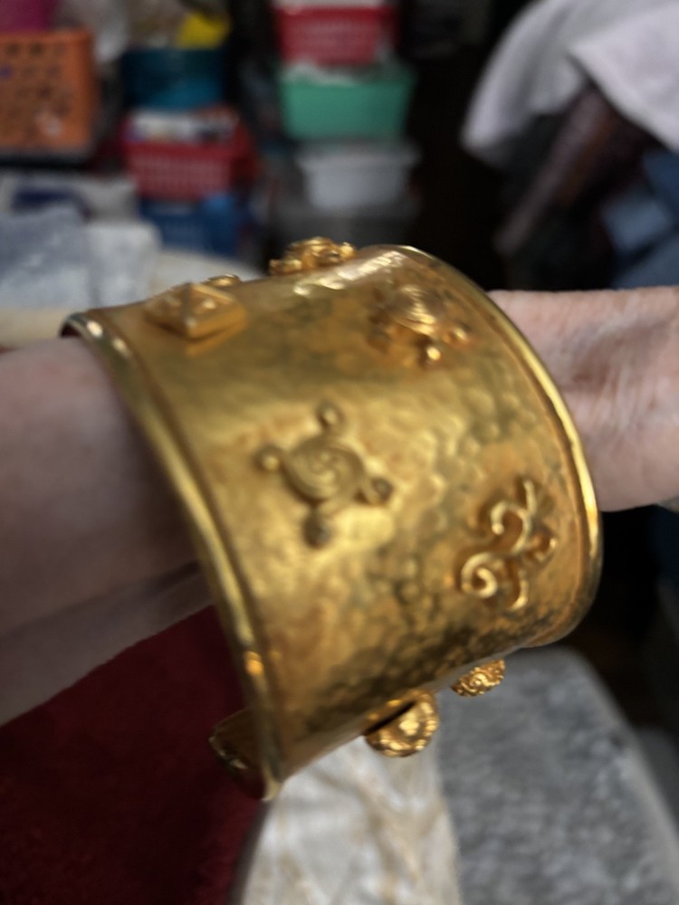 dominique aurientis cuff gold bracelet