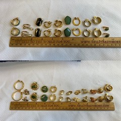 Vtg Clip-On Earring Lot Costume Jewelry Napier NWH Marvella Monet Sarah Cov