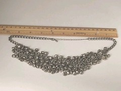 Vintage Cleopatra Egyptian Revival Style Necklace Collar Bib Fit Hippie 1970s